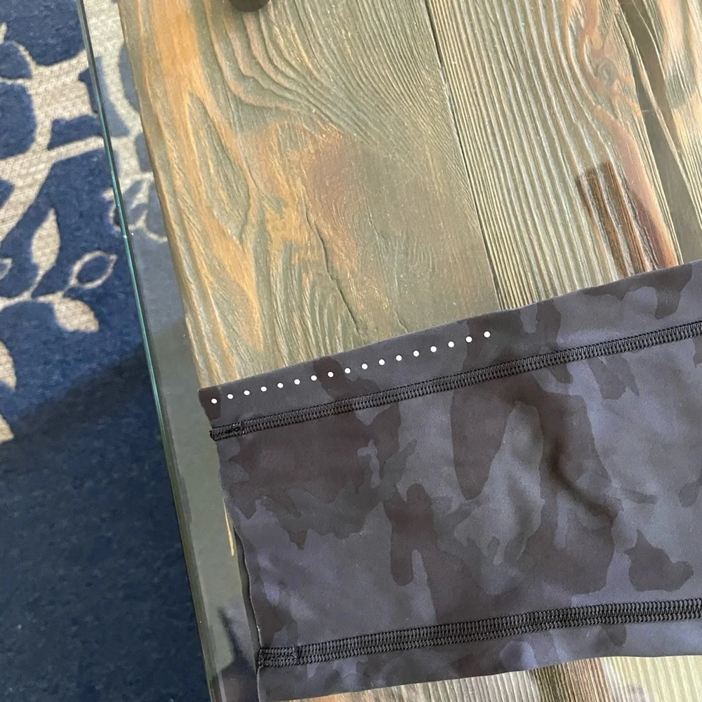 lululemon athletica Black Camouflage Capris